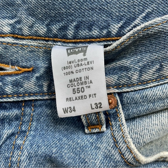 Vintage Levi's 550 34x32 - Picture 3 of 4